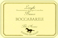 Etichetta Langhe Bianco "Boccabarile" D.o.c.